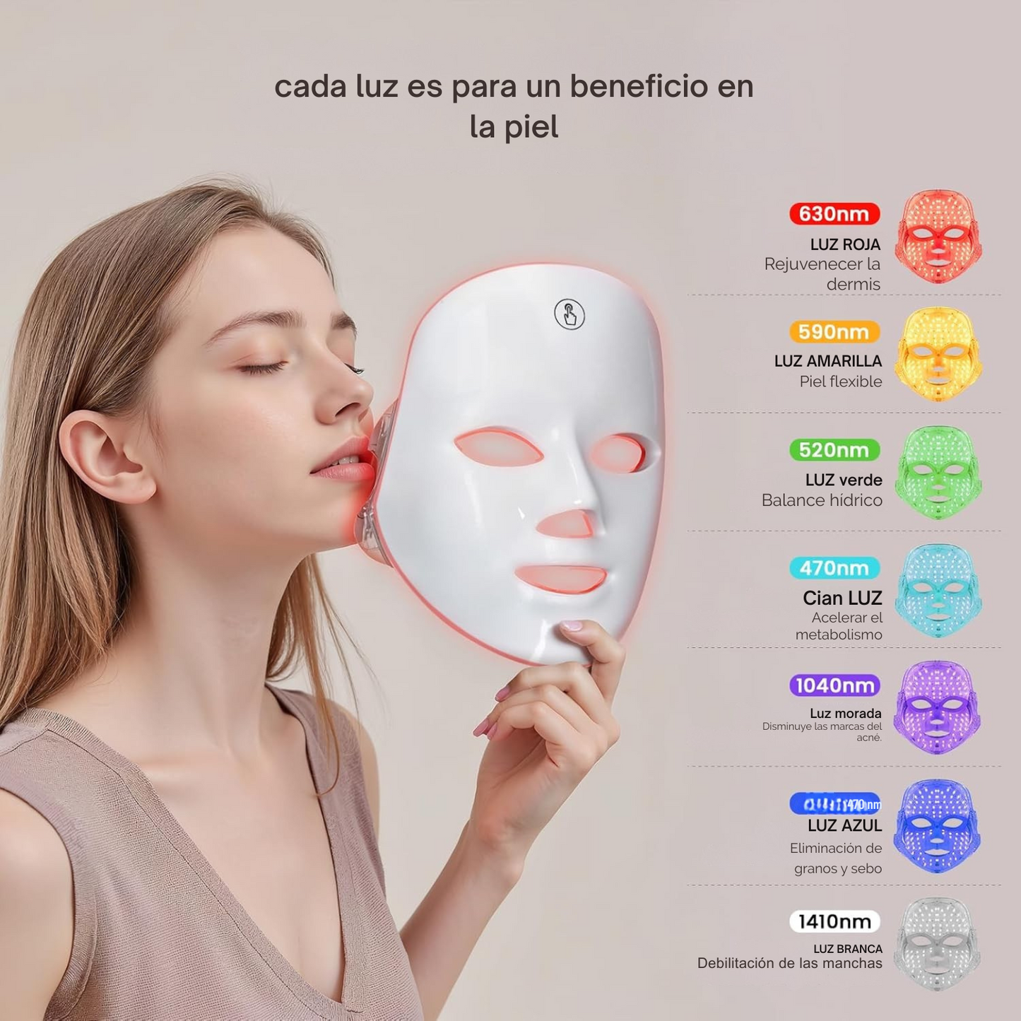 Led Mask +🎁 Regalo gratis de colageno reparador